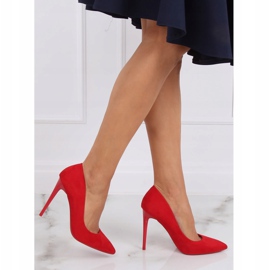 Czółenka na szpilce czerwone NF-51P Red 2