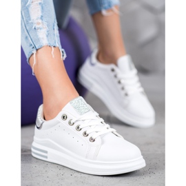 Diamantique Buty Sportowe Na Platformie białe 1
