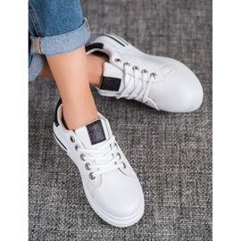 Diamantique Buty Sportowe Na Platformie białe 2