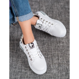 Diamantique Buty Sportowe Na Platformie białe 2