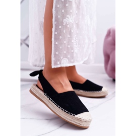 Espadryle Damskie Tenisówki Czarne Moriente 1