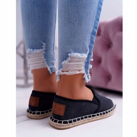 Espadryle Damskie Cross Jeans Czarne DD2R4106 4