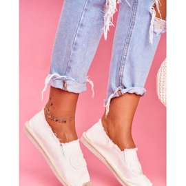 PS1 Espadryle Damskie Białe Flaure 1