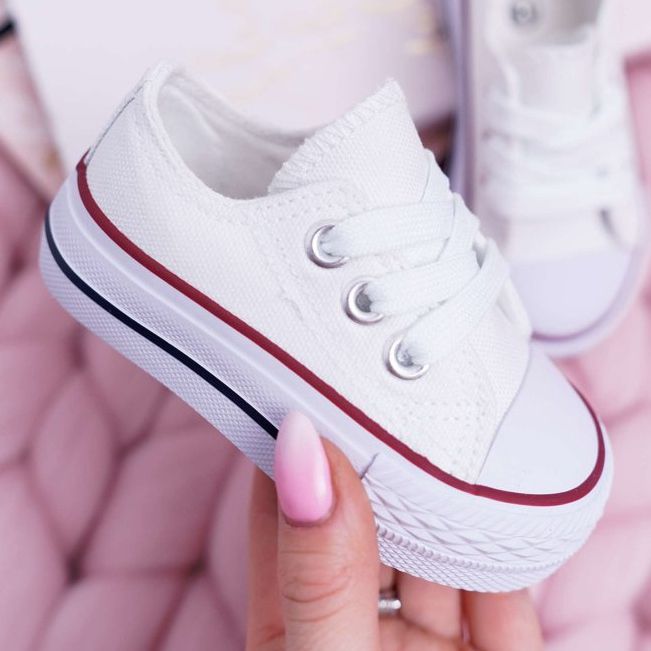 FRROCK Dziecięce Trampki Klasyczne Białe Filemon 2