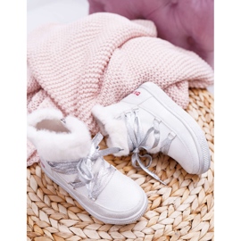 Botki Dziecięce Dziewczęce Big Star Białe EE374079 1