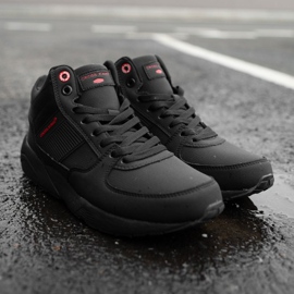 Męskie Buty Trekkingowe Cross Jeans Czarne EE1R4121C 1