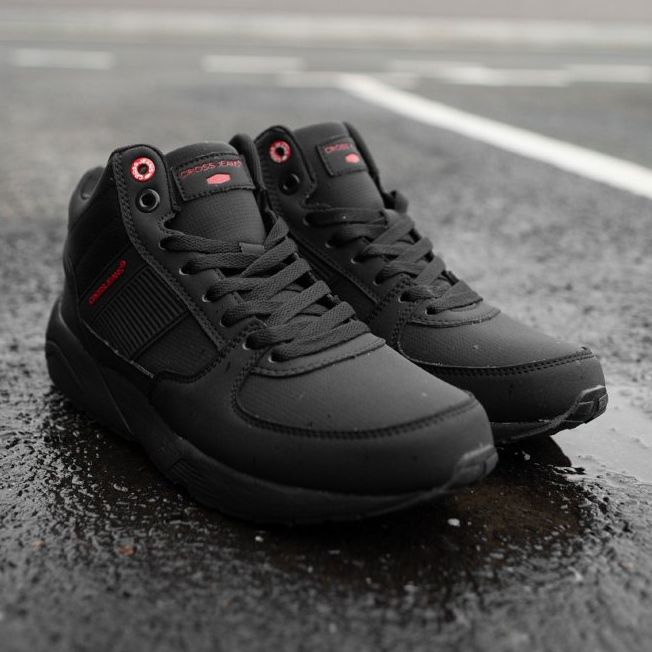 Męskie Buty Trekkingowe Cross Jeans Czarne EE1R4121C 1