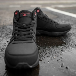 Męskie Buty Trekkingowe Cross Jeans Czarne EE1R4121C 2