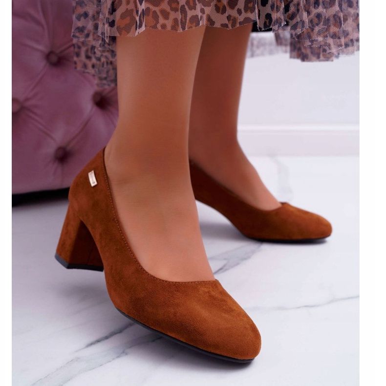 Sergio Leone Czarne Zamszowe Camel Selva2 brązowe 1