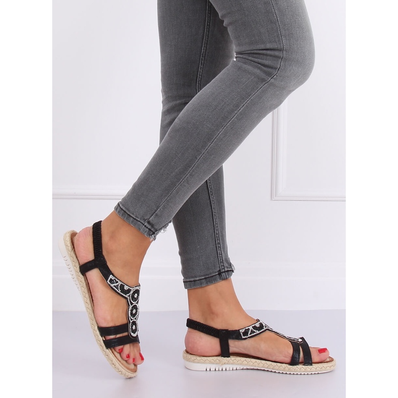 Sandałki espadryle czarne CO-78 Black 2
