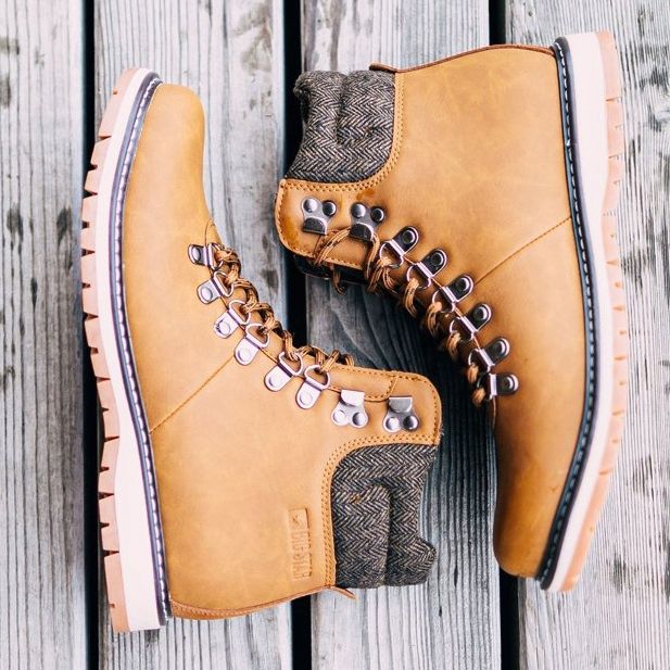 Męskie Botki Trapery Big Star Camel EE174402 brązowe 1