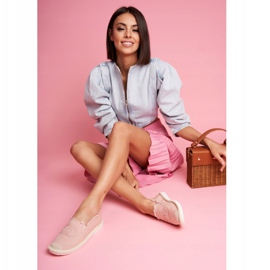 PS1 Espadryle Damskie Różowe Flaure 1