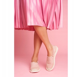 PS1 Espadryle Damskie Różowe Flaure 2