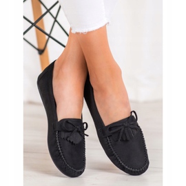 Diamantique Klasyczne Mokasyny czarne 2