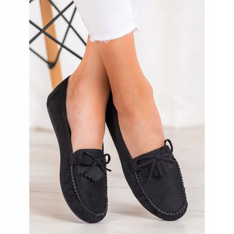 Diamantique Klasyczne Mokasyny czarne 2
