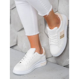 SHELOVET Stylowe Sneakersy białe 1
