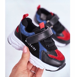 Sportowe Buty Dziecięce Czarno Granatowe ABCKIDS B932104063 czarne 2