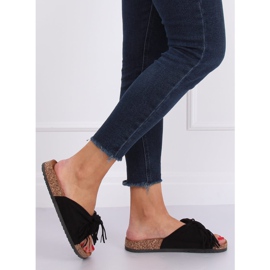Klapki damskie boho czarne CK136P Black 2