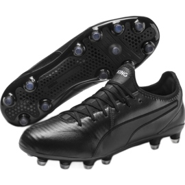 Buty piłkarskie Puma King Pro Fg M 105608 01 czarne 2