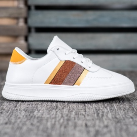 Small Swan Modne Buty Sportowe białe 1