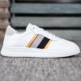 Small Swan Modne Buty Sportowe białe 2