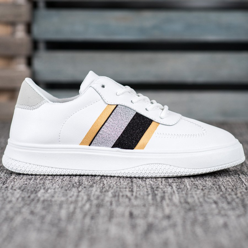 Small Swan Modne Buty Sportowe białe 2