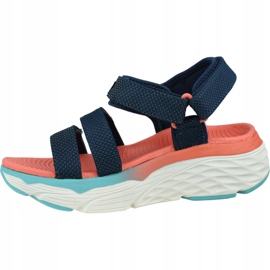 Sandały Skechers Max Cushioning-Slay W 140120-NVMT granatowe 1