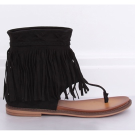 Japonki z cholewką czarne NS129P Black 1