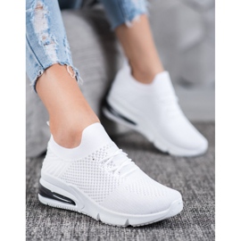 Sweet Shoes Tekstylne Buty Sportowe białe 1
