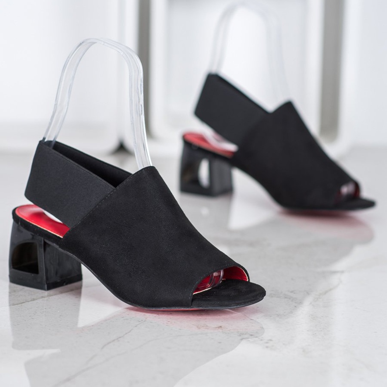 Goodin Wsuwane Buty Na Słupku czarne 1