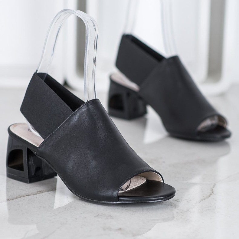 Goodin Wsuwane Buty Na Słupku czarne 1