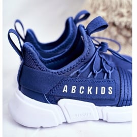 Sportowe Buty Dziecięce Młodzieżowe Granatowe ABCKIDS B012310074 niebieskie 3