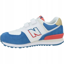 Buty New Balance Jr YV574SCF białe niebieskie 1