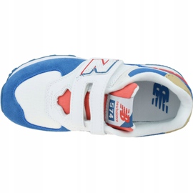Buty New Balance Jr YV574SCF białe niebieskie 2