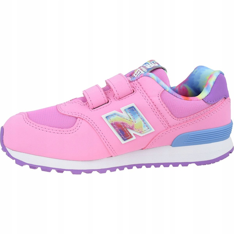 Buty New Balance Jr YV574TDP niebieskie różowe 1