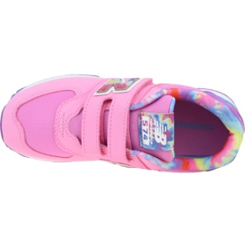 Buty New Balance Jr YV574TDP niebieskie różowe 2