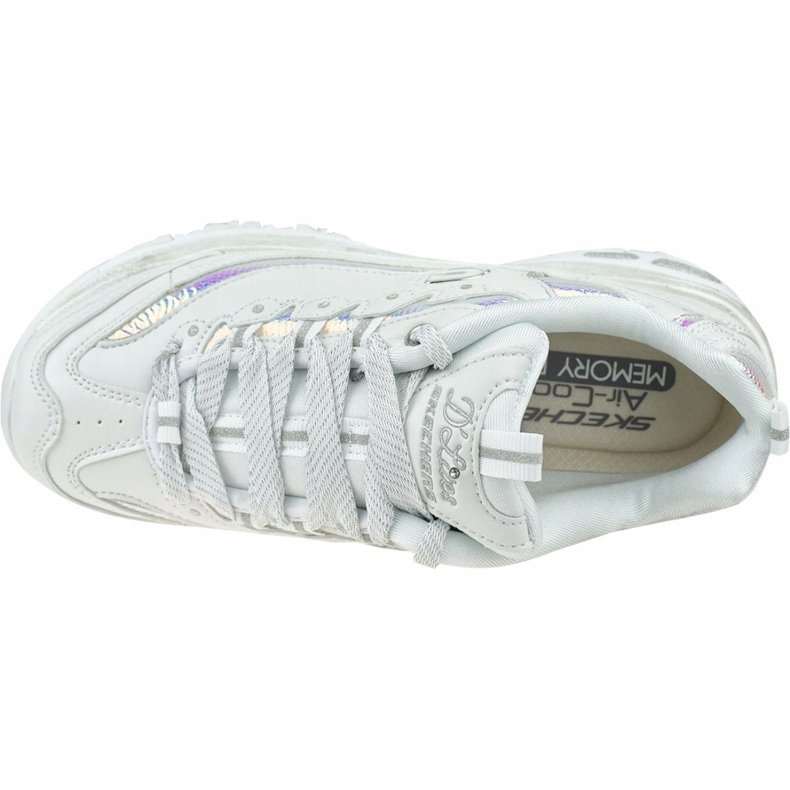 Buty Skechers D'Lites-Flash Tonic W 66666178-OFWT białe 2