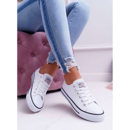 Trampki Damskie Niskie Smith's Białe 2