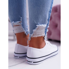 Trampki Damskie Niskie Smith's Białe 1