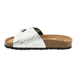 Klapki FOOT-COMFORT BIOX CATTY szare 1