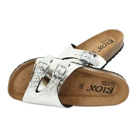 Klapki FOOT-COMFORT BIOX CATTY szare 4