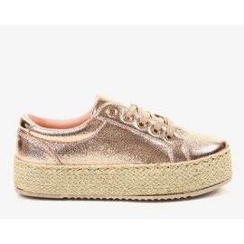 Różowe espadryle sznurowane 6220 2