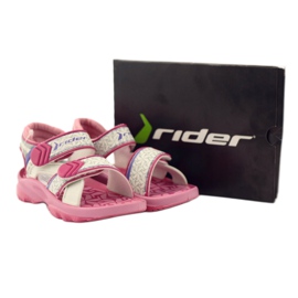 Różowe sandałki buty dziecięce do wody Rider 80608 róże i fiolety 5