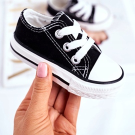 FRROCK Dziecięce Trampki Klasyczne Czarne Filemon 2