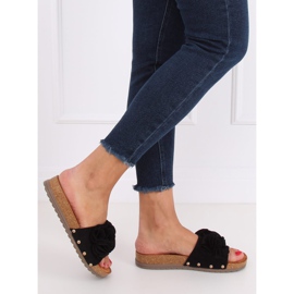 Klapki damskie czarne F191 Black 2