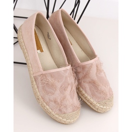 Espadryle damskie różowe BB29 Pink 1