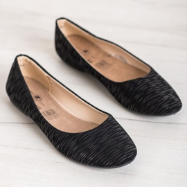 BAOLIKANG Czarne Baleriny Ze Wzorem 2