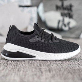 SHELOVET Tekstylne Sneakersy czarne 3