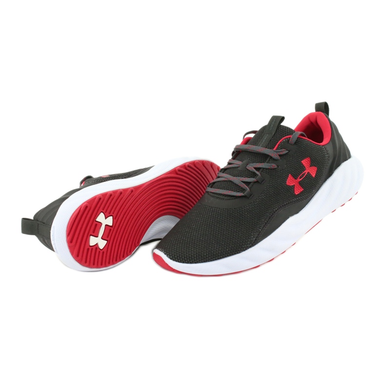 Buty biegowe Under Armour Charged Will Nm M 3023077-101 czarne czerwone szare 3