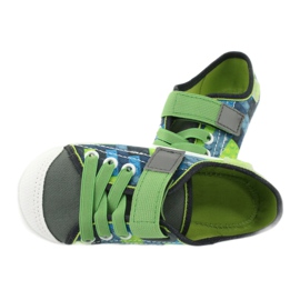 Befado obuwie dziecięce 251X148 szare zielone 4